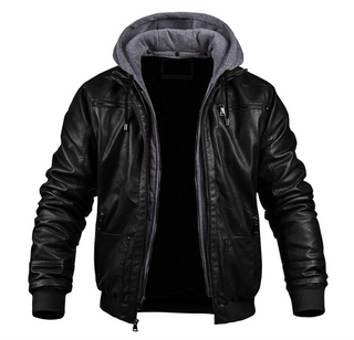 Jonathan | Veste d'hiver en simili cuir de haute qualité