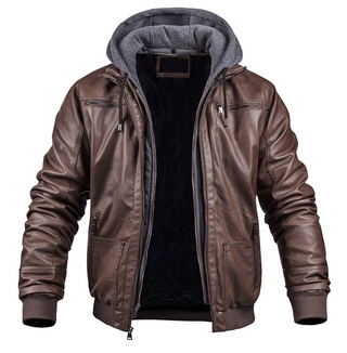 Jonathan | Veste d'hiver en simili cuir de haute qualité