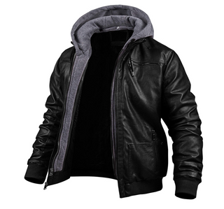 Jonathan | Veste d'hiver en simili cuir de haute qualité