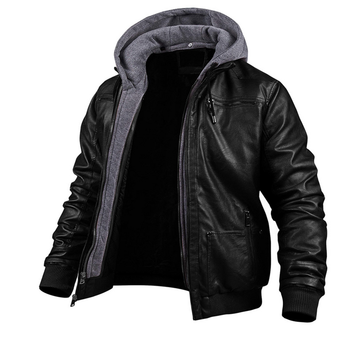 Jonathan | Veste d'hiver en simili cuir de haute qualité