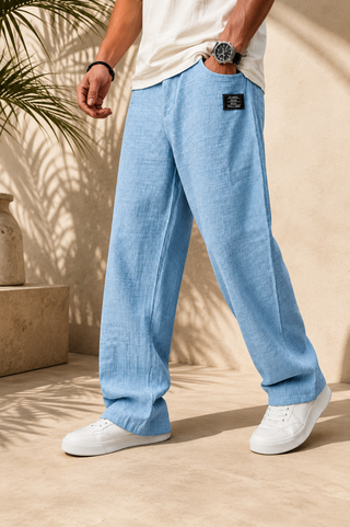 Marco - Pantalon en Lin Décontracté Premium