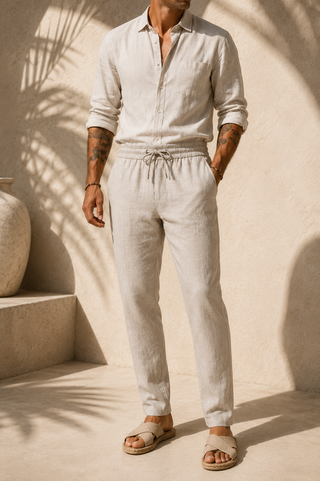 Mateo - Pantalons en Lin