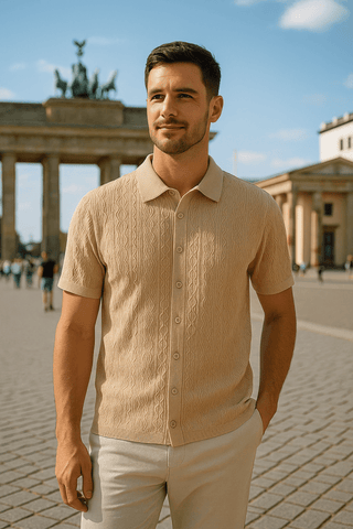 Menno | Chemise en tricot à manches courtes