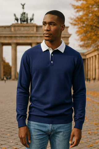 Raphaël | Polo de rugby classique pour hommes