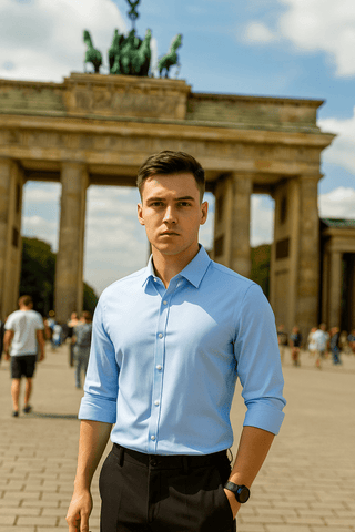 Lukas | Chemise stretch sans plis pour hommes