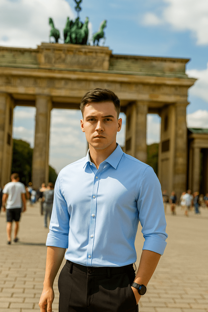 Lukas | Chemise stretch sans plis pour hommes