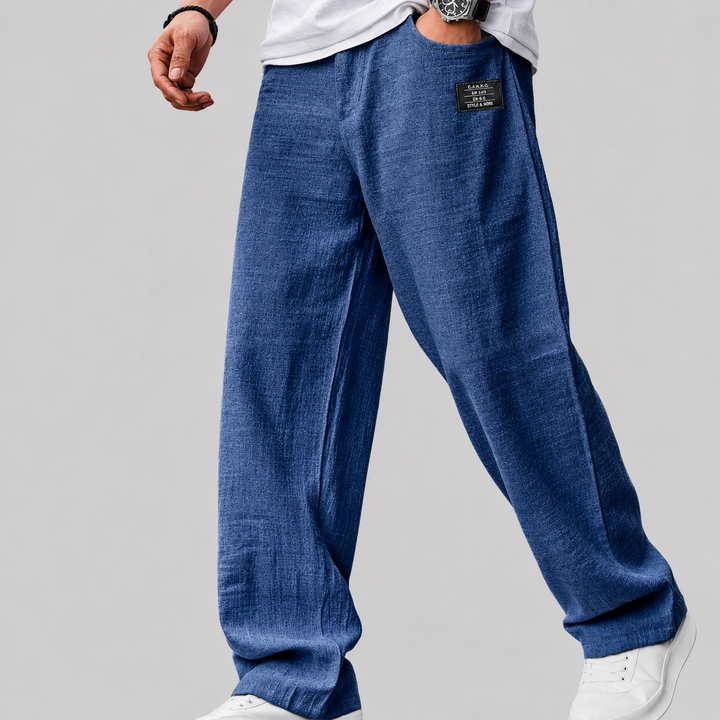 Marco - Pantalon en Lin Décontracté Premium