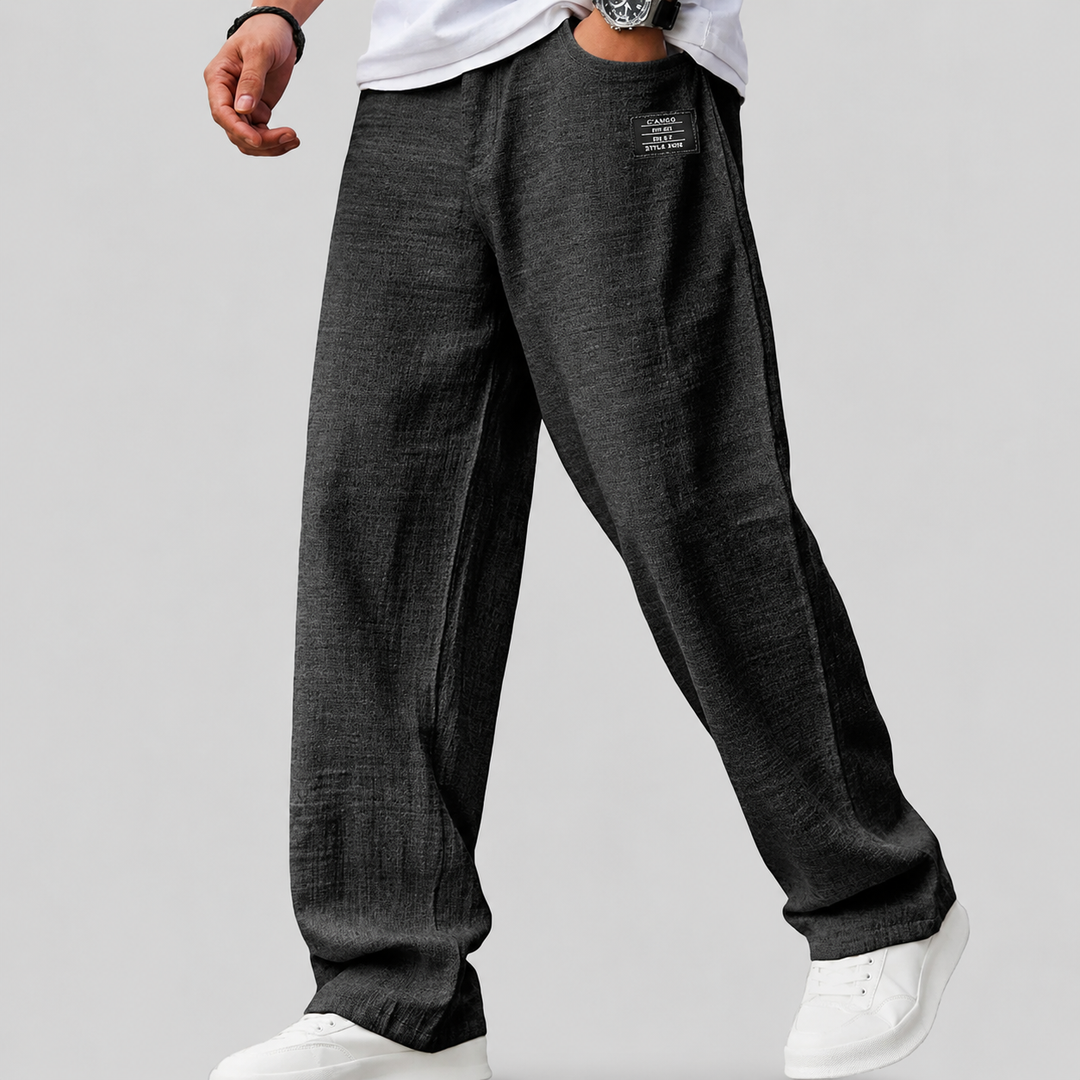 Marco - Pantalon en Lin Décontracté Premium
