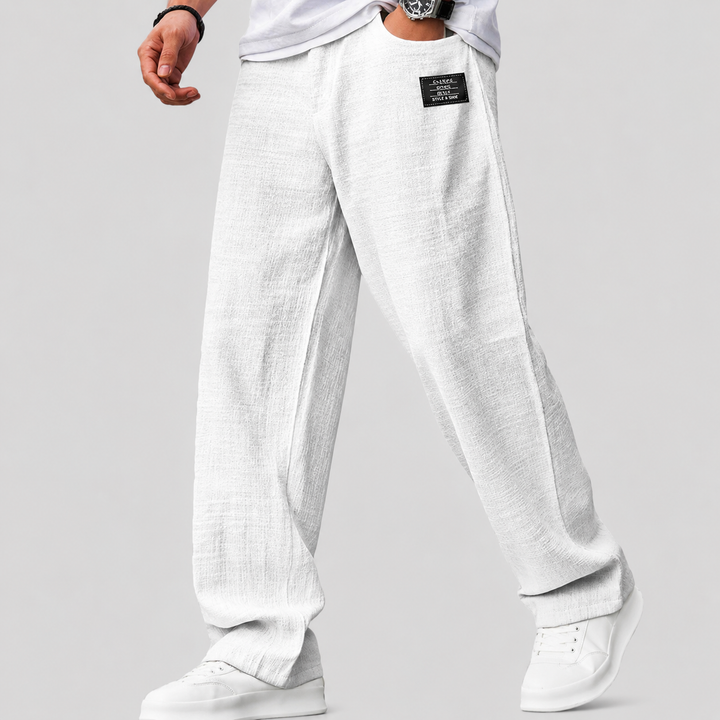 Marco - Pantalon en Lin Décontracté Premium
