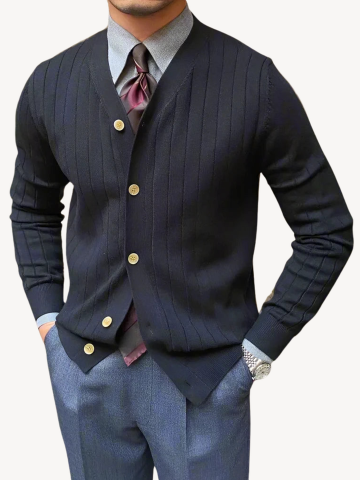 Andrew | Cardigan pour hommes avec décolleté en V