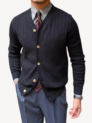 Andrew | Cardigan pour hommes avec décolleté en V