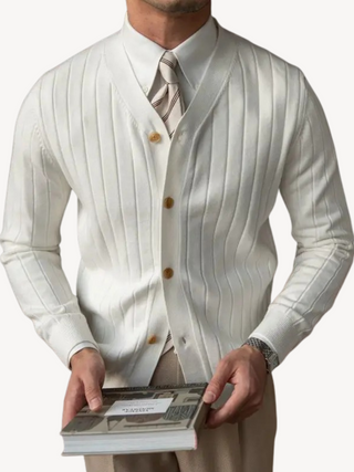 Andrew | Cardigan pour hommes avec décolleté en V