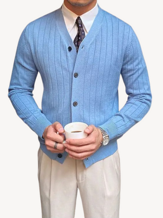 Andrew | Cardigan pour hommes avec décolleté en V