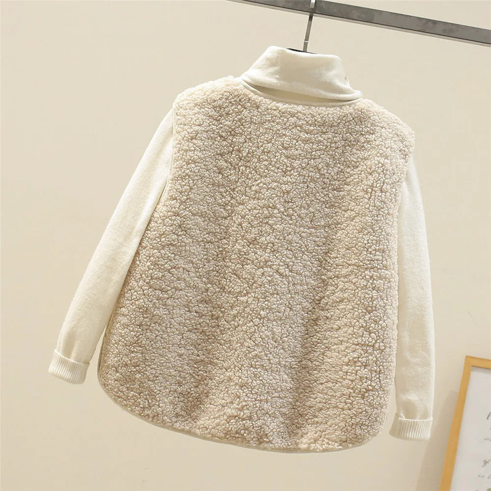 Ladrina | Gilet sans manches en laine d'agneau