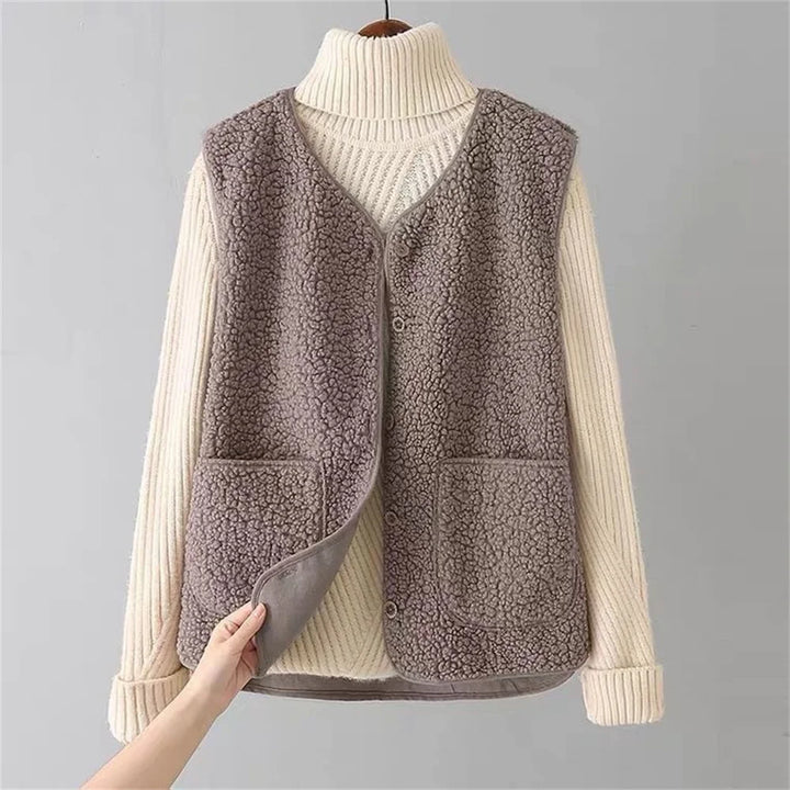 Ladrina | Gilet sans manches en laine d'agneau