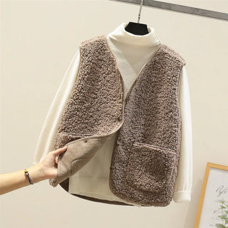 Ladrina | Gilet sans manches en laine d'agneau