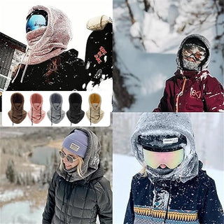 Maski | Masque à capuche en polaire thermique pour l'hiver