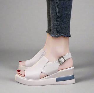 Deloria™ | Sandales à talon compensé orthopédiques