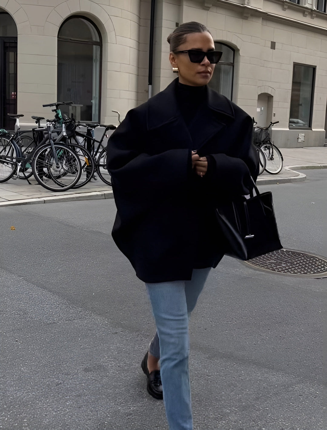 Irene | Manteau Vintage-Oversize avec Poches