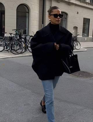 Irene | Manteau Vintage-Oversize avec Poches