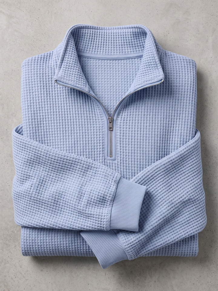 Raphaël™ | Pull Élégant à Col Zippé