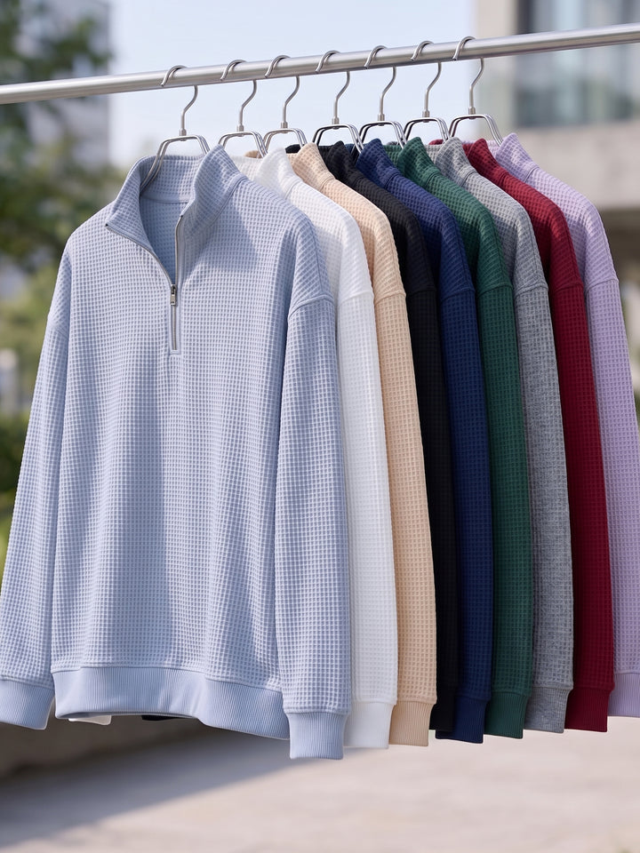 Raphaël™ | Pull Élégant à Col Zippé