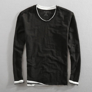 Bastian | T-shirt à manches longues avec décolleté en V