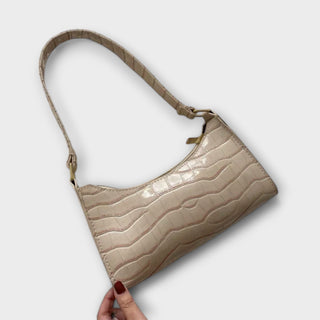 Olivia - Sac à main en cuir brillant