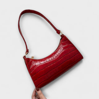 Olivia - Sac à main en cuir brillant