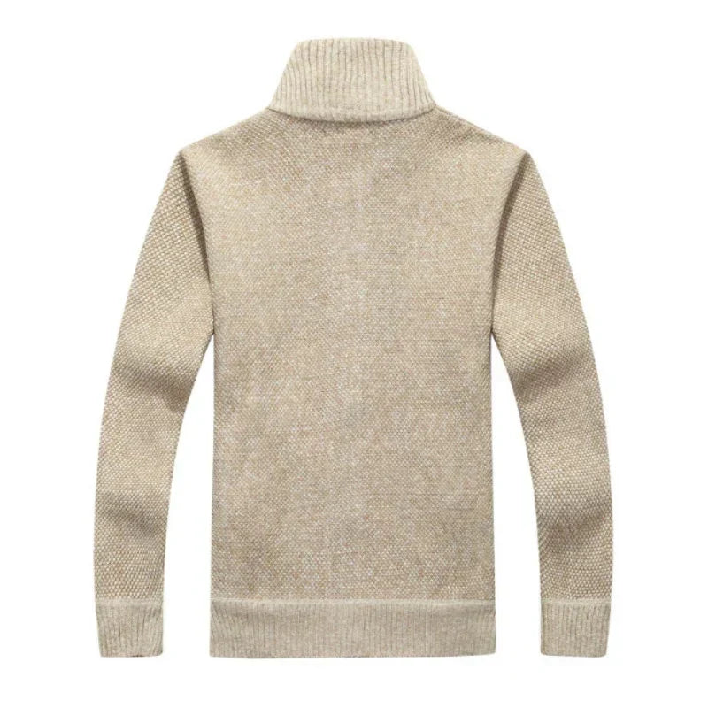 Kurt | Veste en tricot pour hommes avec fermeture éclair