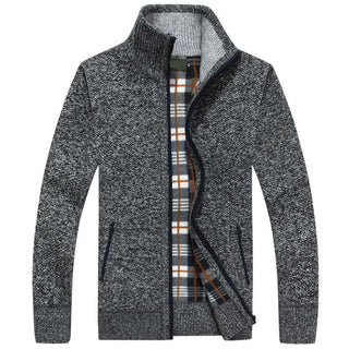 Kurt | Veste en tricot pour hommes avec fermeture éclair
