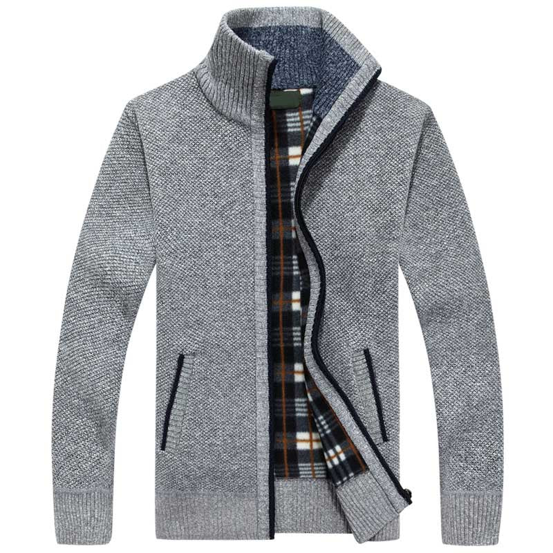 Kurt | Veste en tricot pour hommes avec fermeture éclair