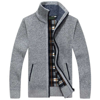 Kurt | Veste en tricot pour hommes avec fermeture éclair