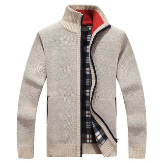 Kurt | Veste en tricot pour hommes avec fermeture éclair