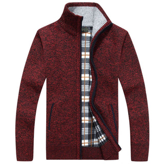 Kurt | Veste en tricot pour hommes avec fermeture éclair