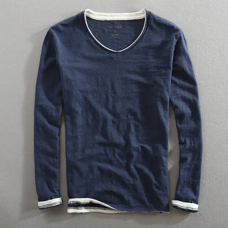 Bastian | T-shirt à manches longues avec décolleté en V