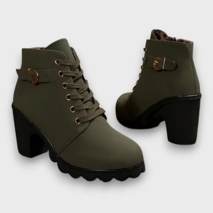Lorena™| Bottines en cuir synthétique | Édition Premium