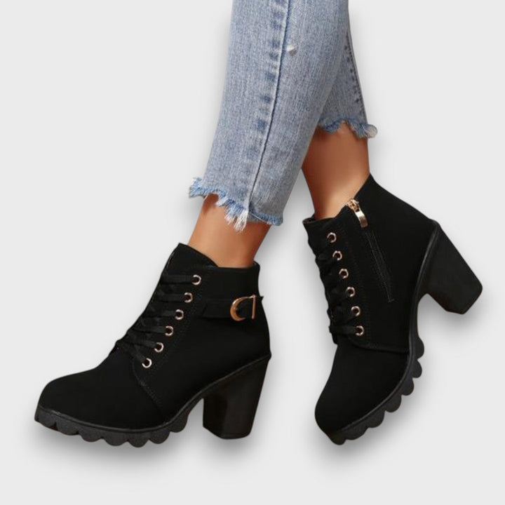 Lorena™| Bottines en cuir synthétique | Édition Premium