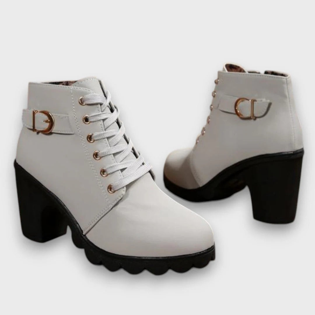 Lorena™| Bottines en cuir synthétique | Édition Premium