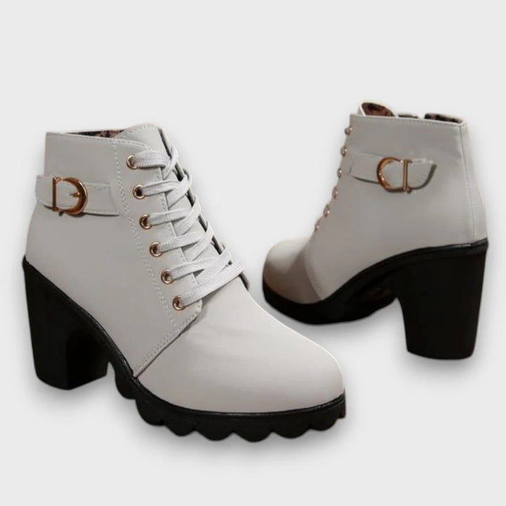 Lorena™| Bottines en cuir synthétique | Édition Premium