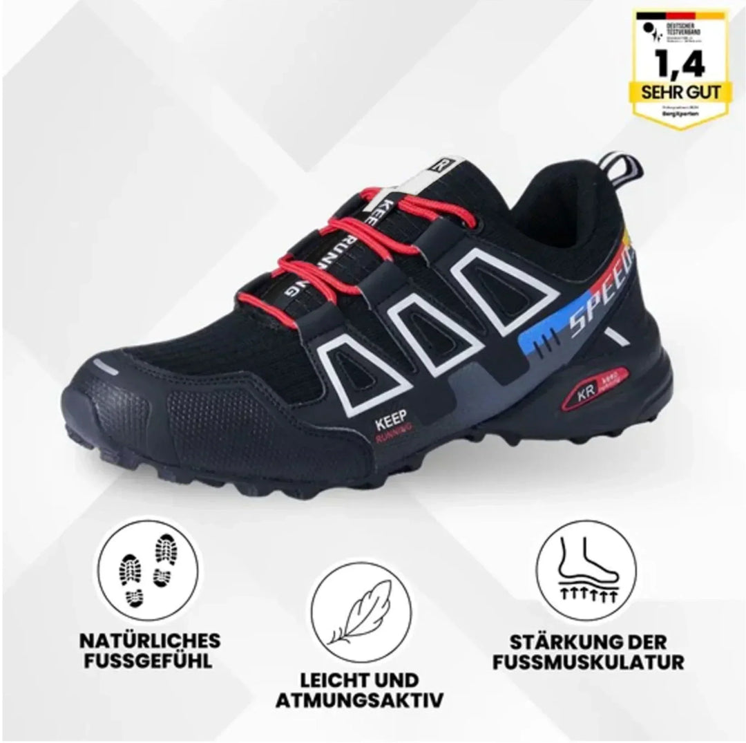 OrthoTrekking | chaussure de trekking et de randonnée ergonomique soulageant la douleur