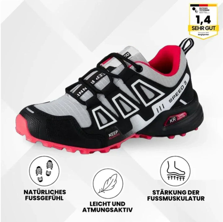 OrthoTrekking | chaussure de trekking et de randonnée ergonomique soulageant la douleur
