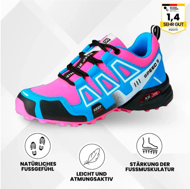 OrthoTrekking | chaussure de trekking et de randonnée ergonomique soulageant la douleur