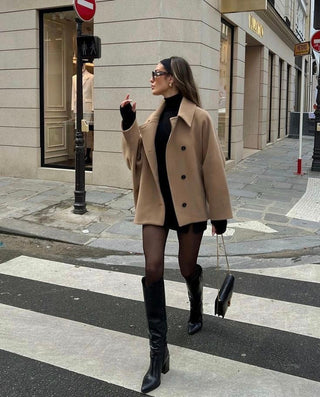 Irene | Manteau Vintage-Oversize avec Poches