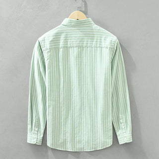 Tobias | Chemise décontractée à manches longues rayée