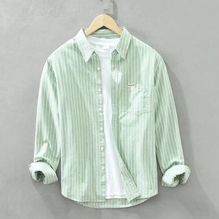 Tobias | Chemise décontractée à manches longues rayée