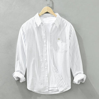 Tobias | Chemise décontractée à manches longues rayée