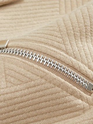 Alvarez | Chemise polo à manches longues avec demi-fermeture éclair