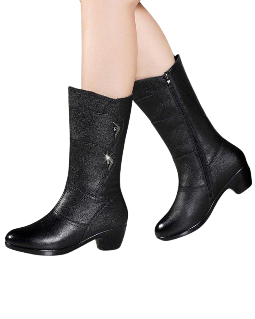 Eloise | Bottes hautes avec fermeture éclair