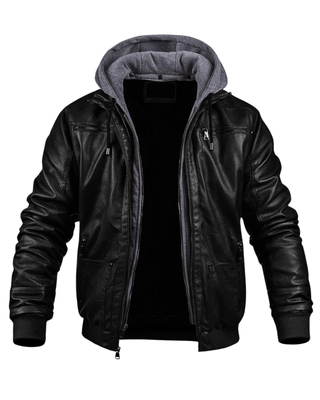 Jonathan | Veste d'hiver en simili cuir de haute qualité